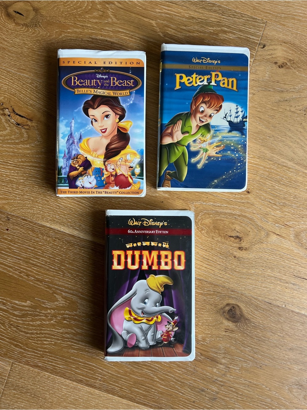 Disney Peter Pan Dumbo Beauty and the Beast Special Edition Bundle
